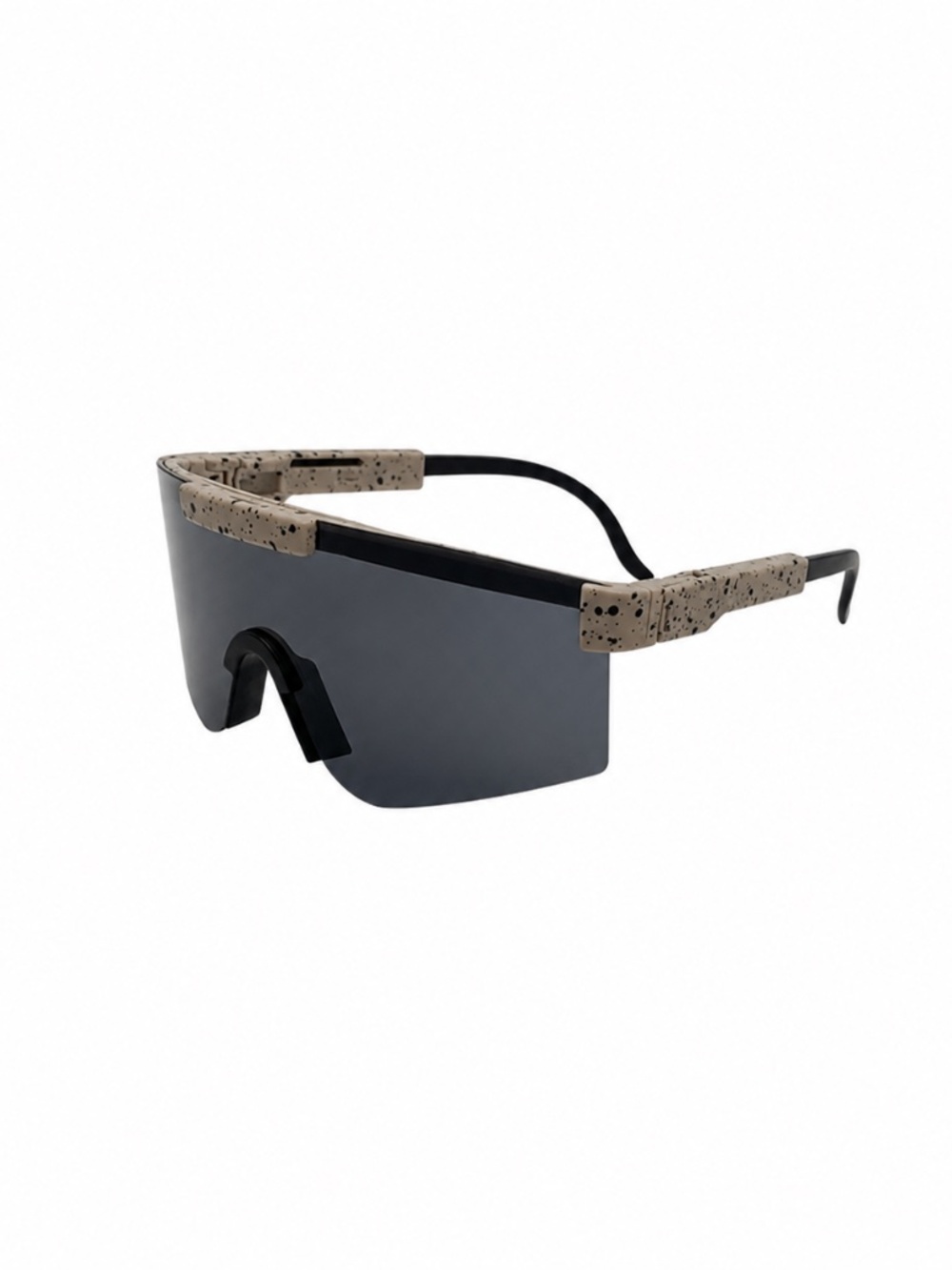 Cycling Sunglasses Shield Lens Speckled Sport Wraparound Outdoor Glasses